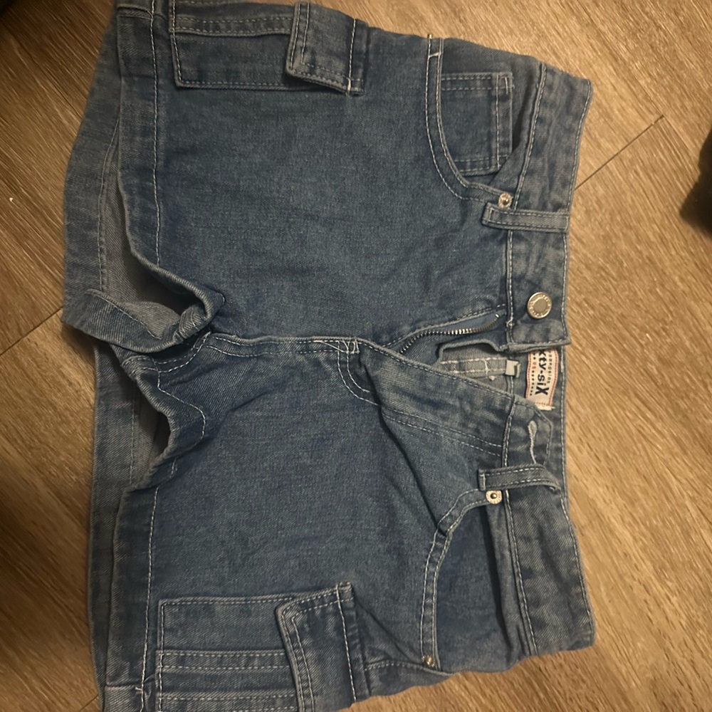 Wrangler Blue Cargo Shorts Classic Style